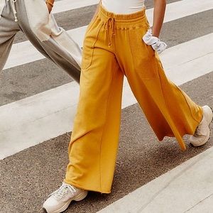 Free People Movement Upbeat wide leg pants S